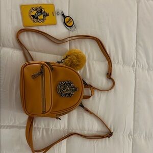 Hufflepuff Mini Backpack with ID Holder
